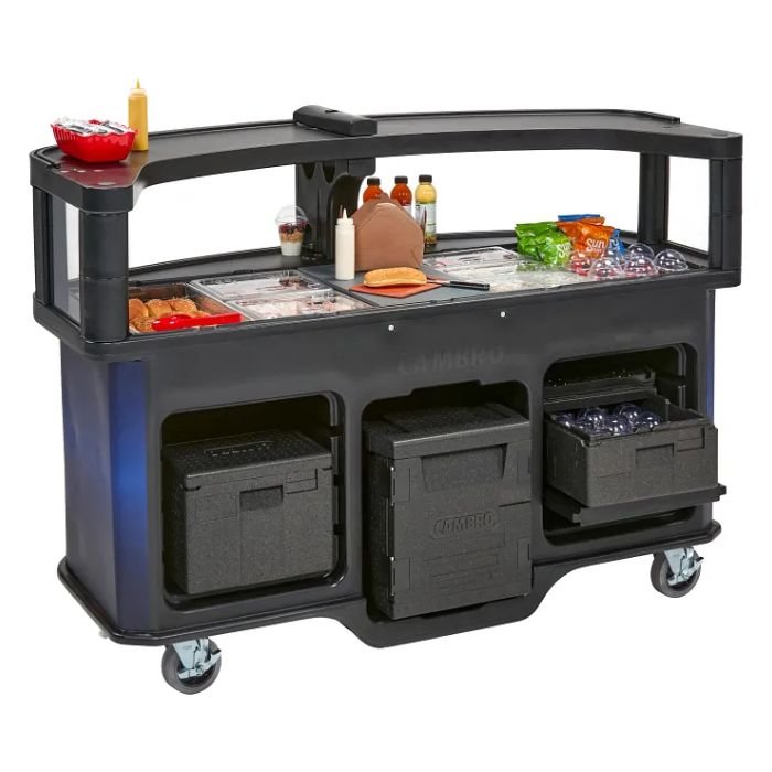 carro de venta de alimentos | marca cambro | cvc75w10