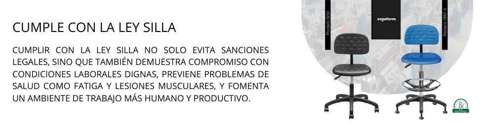 Cumple la ley silla con ergoform