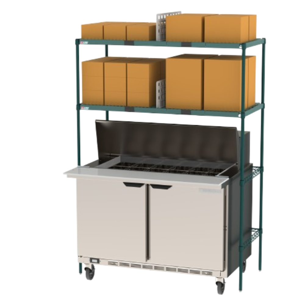 anaquel liso super erecta® de acero inoxidable