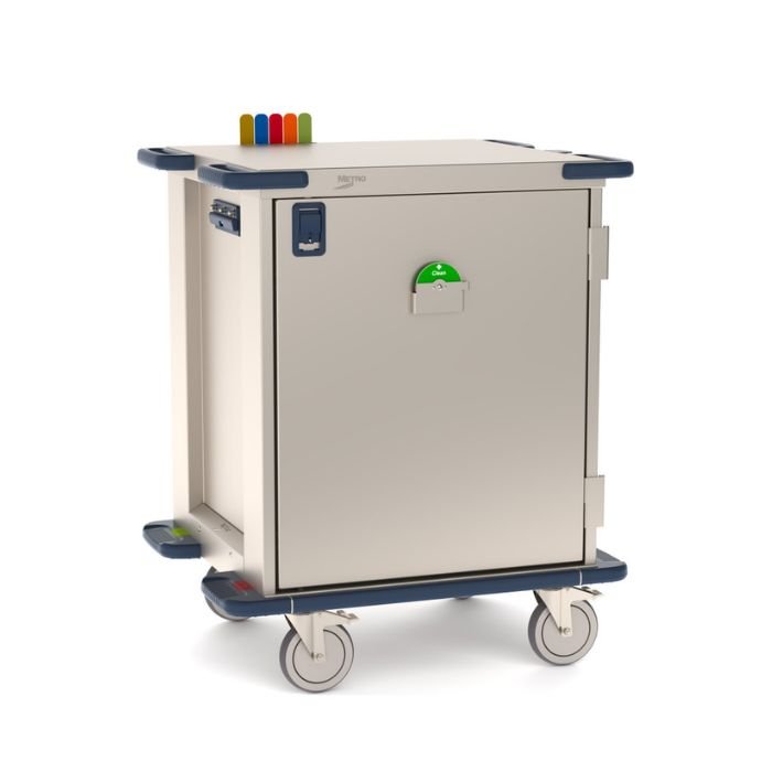 El carro para instrumental médico está diseñado para el transporte, almacenamiento y protección de suministros médicos.