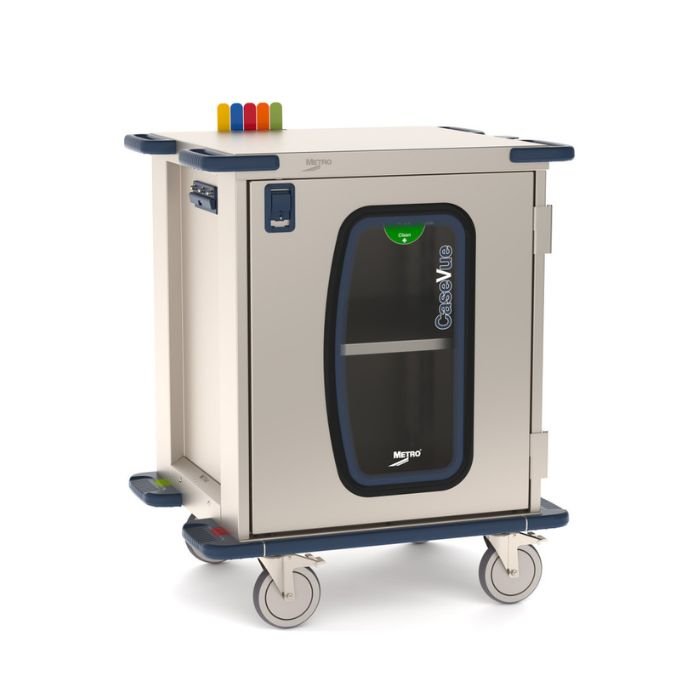 El carro para instrumental médico está diseñado para el transporte, almacenamiento y protección de suministros médicos entre el área de procesamiento estéril y quirófanos.