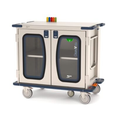 El carro para instrumental quirúrgico está diseñado para el transporte, almacenamiento y protección de suministros médicos