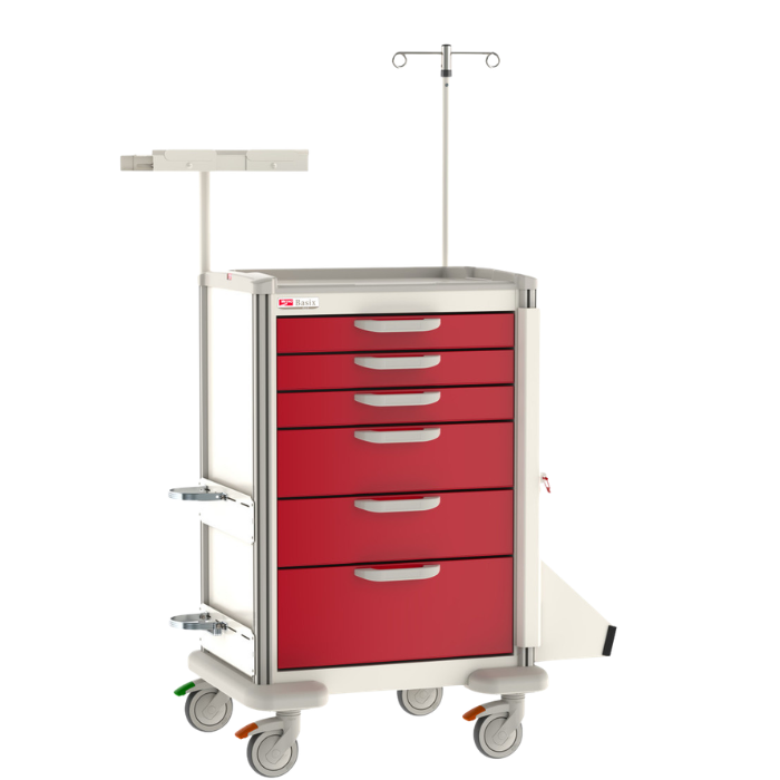 carro de emergencia basix plus® mbp3210crt1