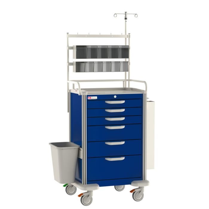 carro de anestesia basix plus® | marca metro | modelo mbp3210anes1