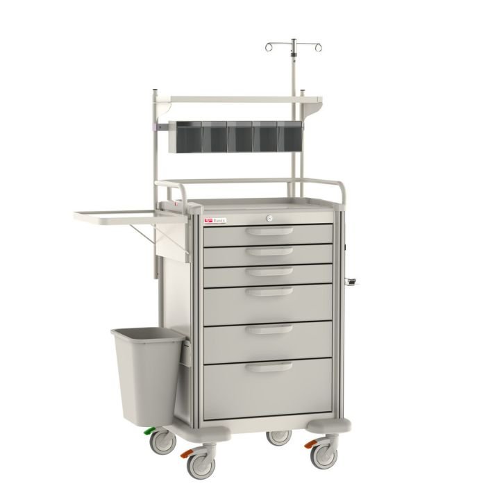 carro de anestesia basix plus® | marca metro | modelo mbp3210anes1