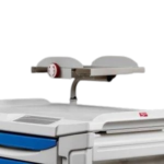 Bandeja ajustable para desfibrilador