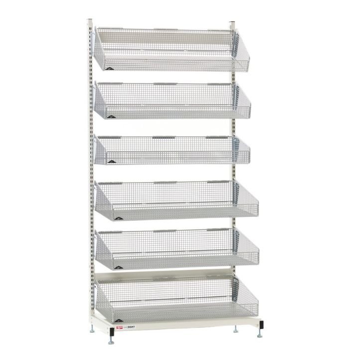 carro con canastillas qwiksight® basket supply | marca metro