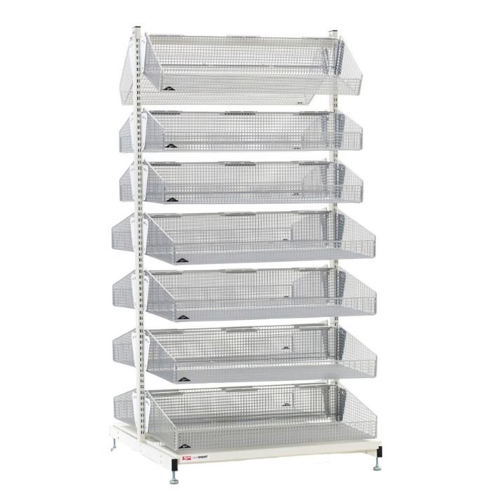 carro con canastillas qwiksight® basket supply | marca metro