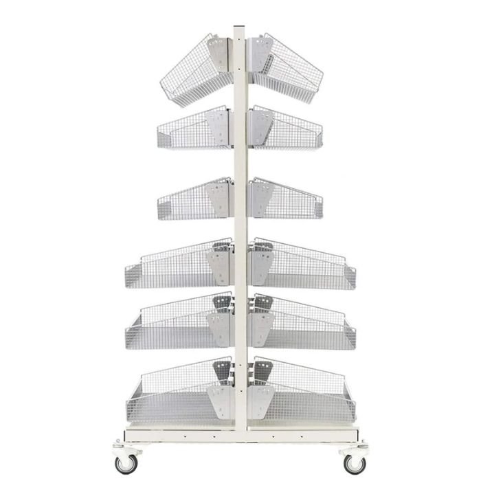 carro con canastillas qwiksight® basket supply | marca metro