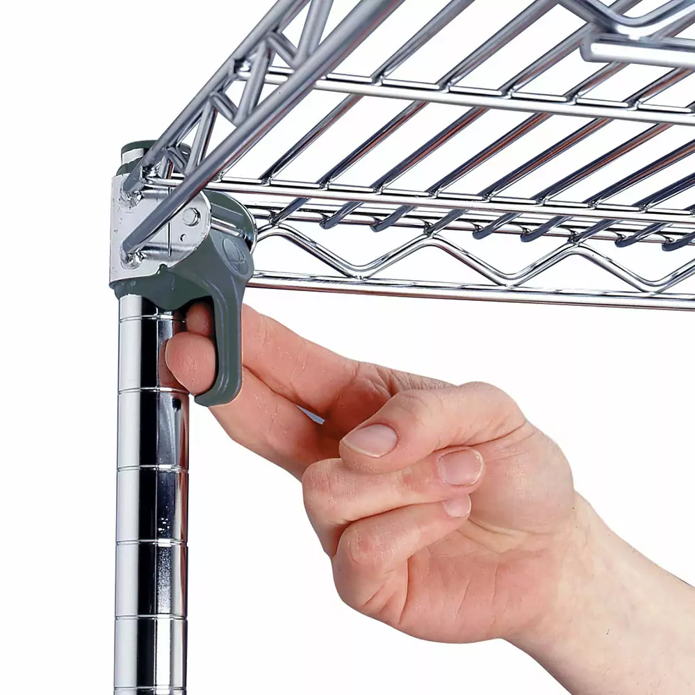 estanteria super erecta ajustable gatillo de ajuste