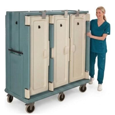 Carro para reparto de alimentos en hospitales 30 bandejas | Marca Cambro | MDC1418T30