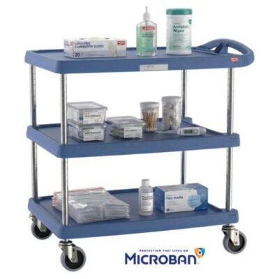 Los carros de servicio MyCart de dos y tres estantes son soluciones móviles diseñadas para ofrecer transporte y organización eficiente en entornos clínicos, institucionales, comerciales e industriales.