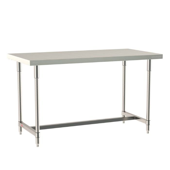 mesa de trabajo de acero inoxidable tableworx | marca metro | estructura en i